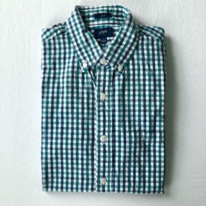 Slim Gingham Style Oxford Button-up